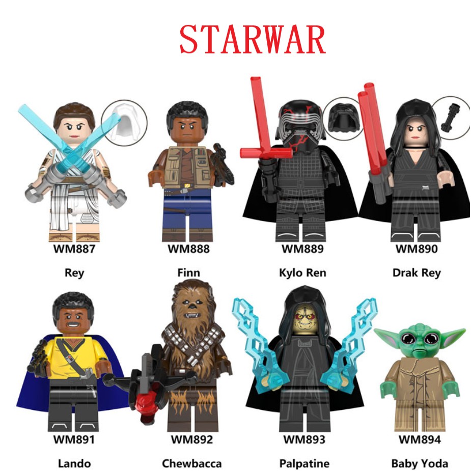 BỘ ĐỒ CHƠI XẾP HÌNH Minifigure STARWAR,, Lego Starwar Lego Lính Swat