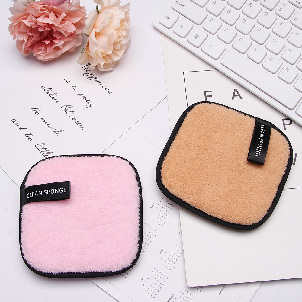 [Hàng mới về] Miếng Bông Tẩy Trang Cotton Mềm Hai Mặt Có Thể Giặt Rửa Và Tái Sử Dụng Cho Nữ