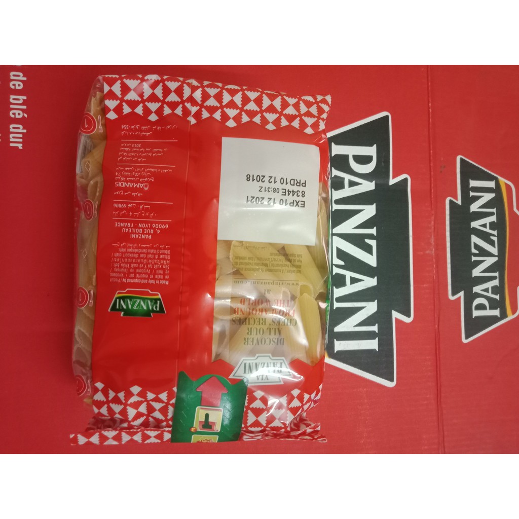 Nui ống Panzani gói 400G