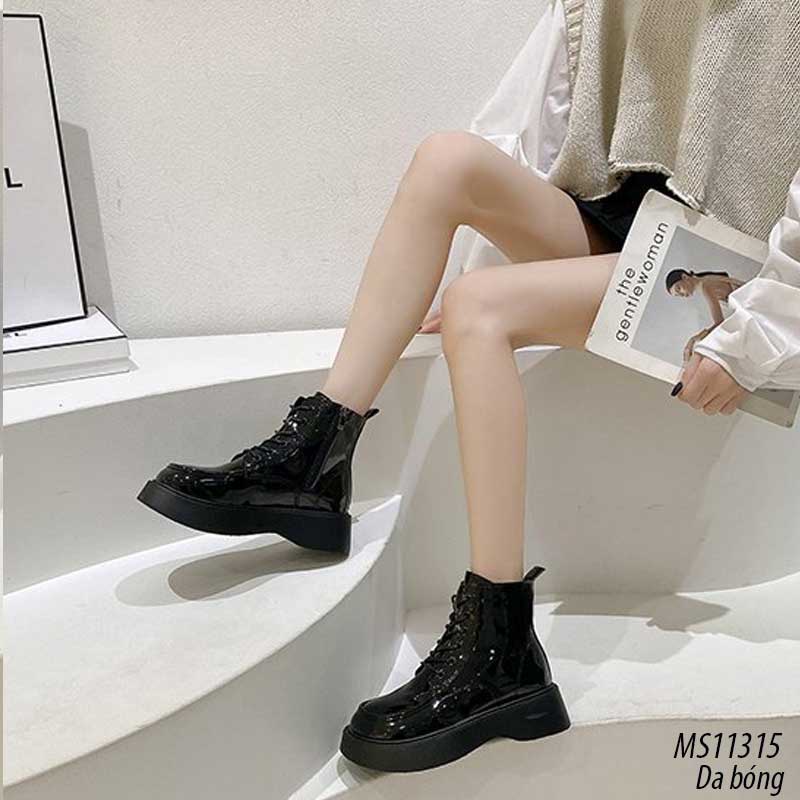 Giày boots da nữ  11314