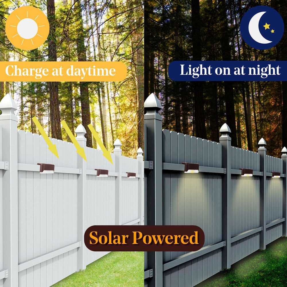 Bộ 4 Đèn Led Năng Lượng Mặt Trời Chống Thấm Nước Ip65