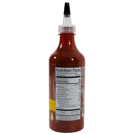 TƯƠNG ỚT GLUTEN-FREE Sky Valley Sriracha Sauce, Vegan, Plant Based, 524g (18.5oz)