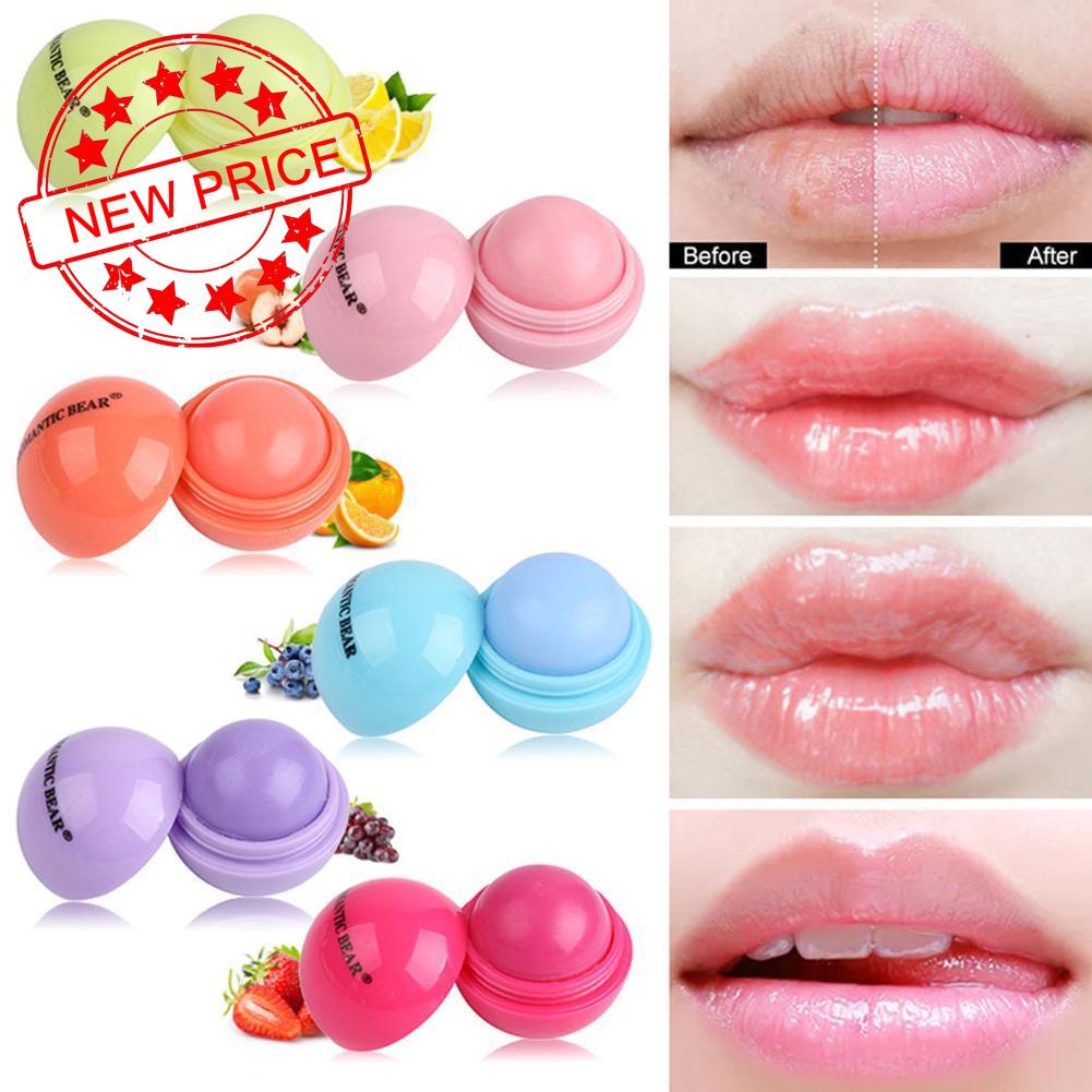 Màu Sắc (Hàng Mới Về) Son Môi Hình Quả Bóng Nhiều Màu Sắc Chăm Sóc Môi H0E7
