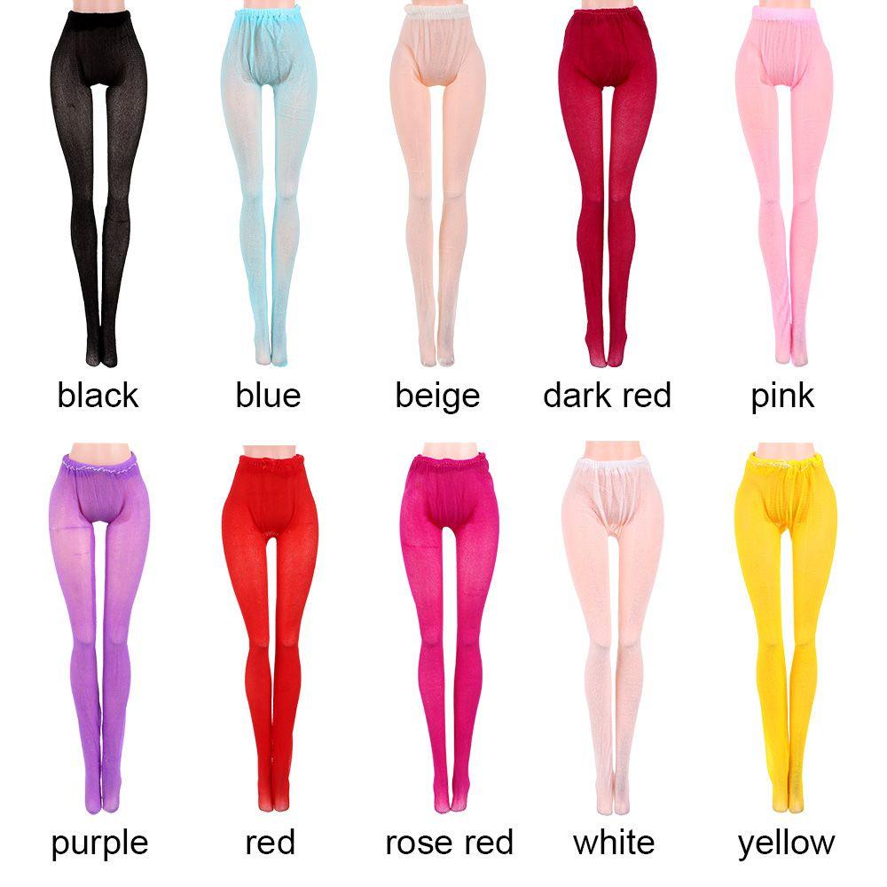 Đồ Chơi Búp Bê Vớ Quần Tất Bằng Lụa Co Giãn Nhiều Màu Sắc Tùy Chọn 1/6 Thời Trang Cho Búp Bê