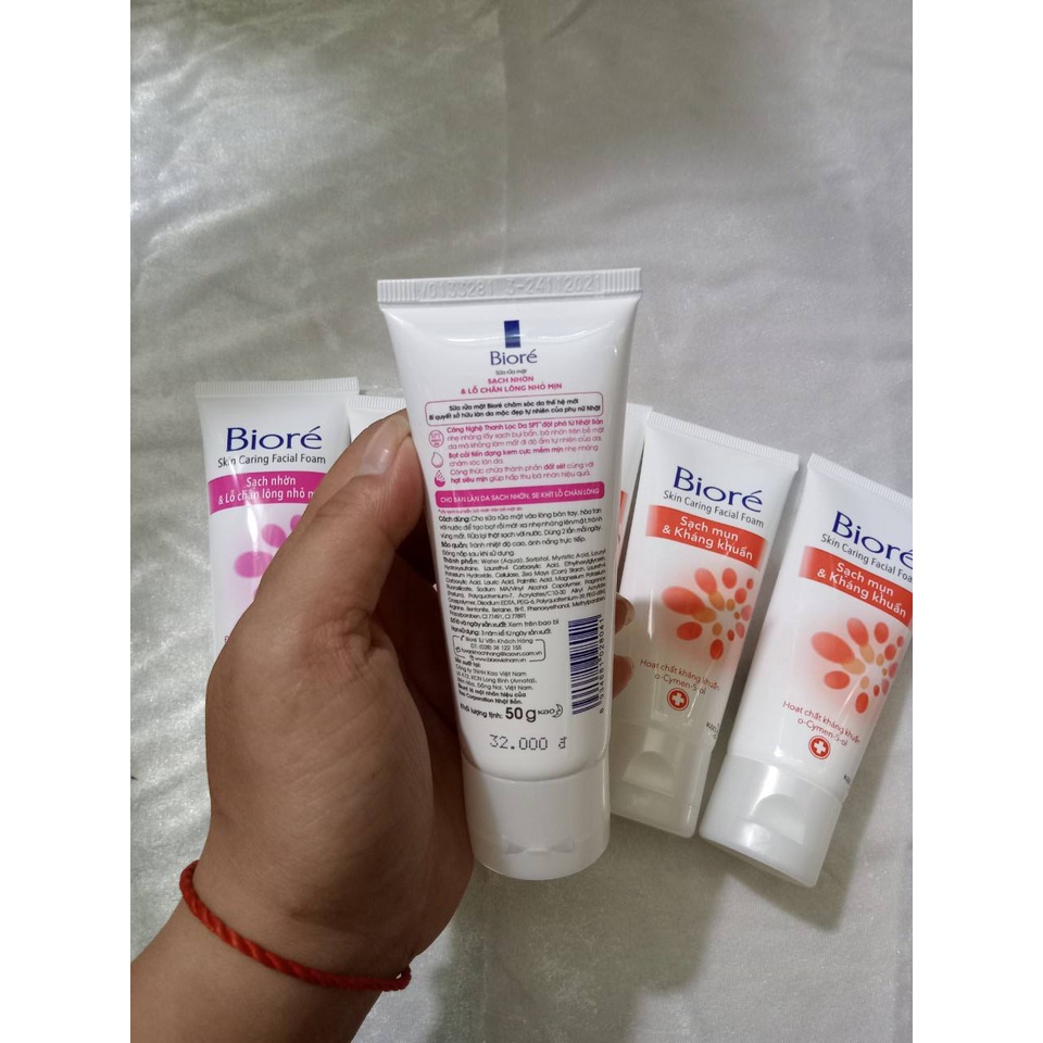 Sữa rửa mặt Bioré 50g