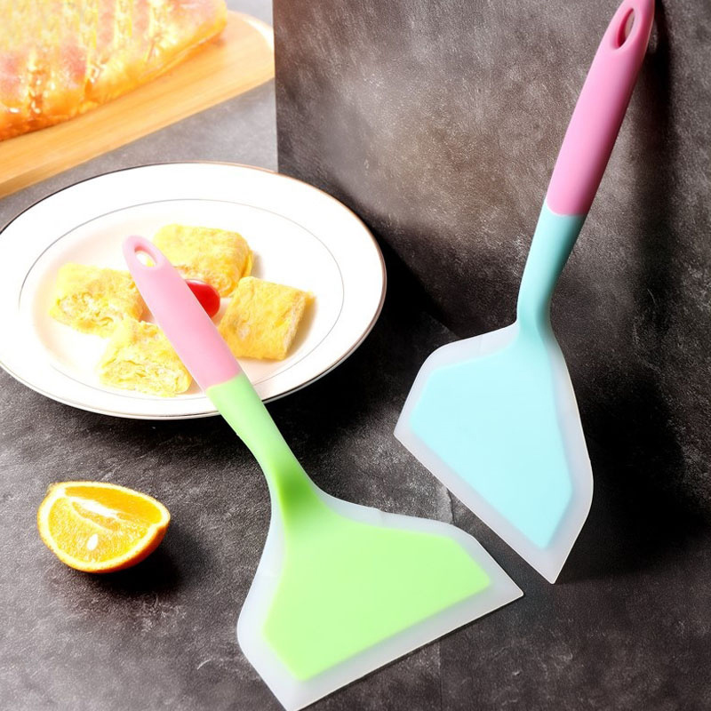 [threegoodstonesgen 0527] Spatulas Beef Meat Egg Kitchen Scraper Wide Pizza Shovel Non-stick Lifters