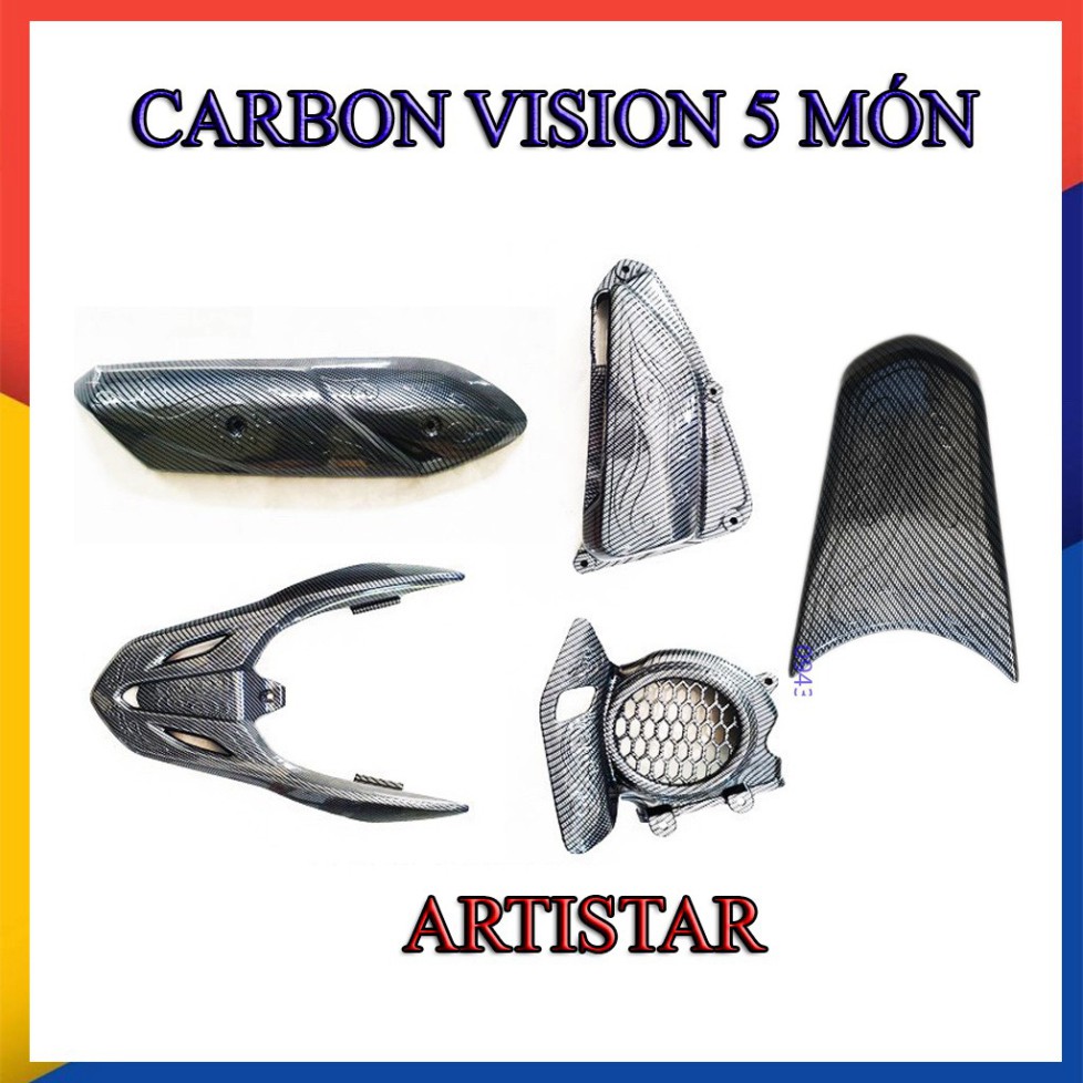 VISION 2021 ốp carbon chính hãng artistar ( chọn đúng phân loại)