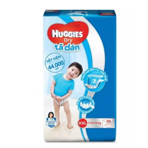 Tã dán HUGGIES S88/M76/L68/XL62/XXL56