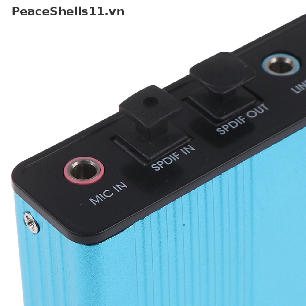 Thẻ Âm Thanh USB 6 Kênh 5.1 cm6206 chipset Chất Lượng Cao