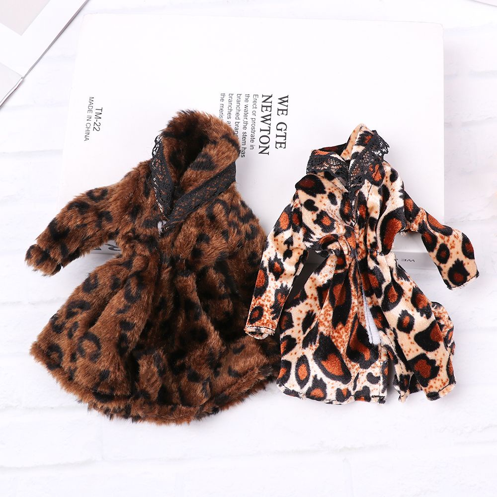 Áo khoác len họa tiết da báo nhiều màu sắc cho búp bê tỉ lệ 1 / 6