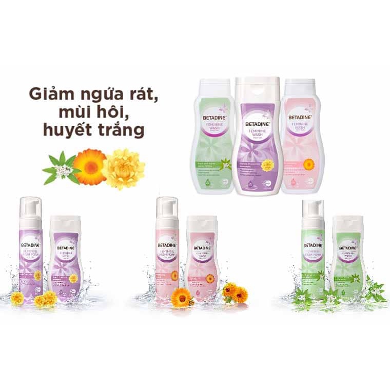 Bọt vệ sinh phụ nữ Betadine - Chai 100ml