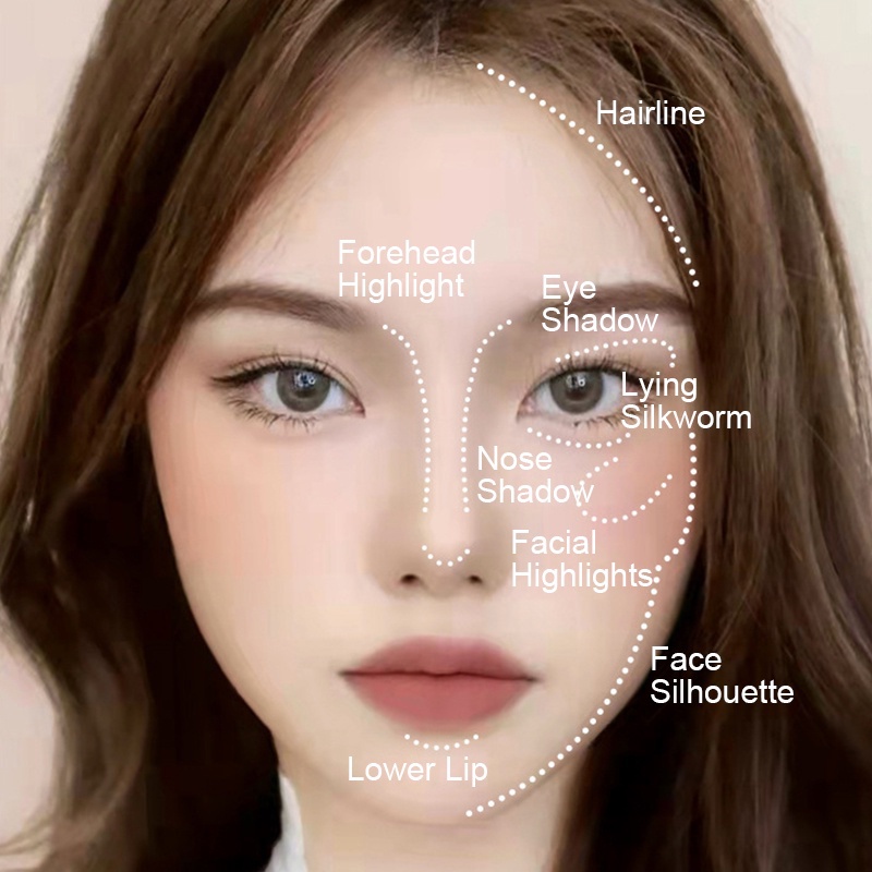 Bảng Phấn Tạo Khối 3D Tự Nhiên Che Phủ Toàn Diện Làm Sáng Da JP5