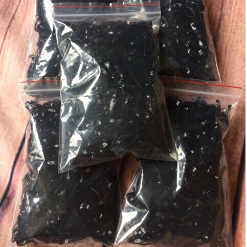 Túi 30 gram chun buộc tóc đen và nhiều màu dai, bền cho nữ