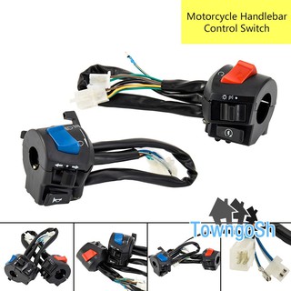 Set 1 bộ công tắc đa năng gắn ghi đông xe mô tô