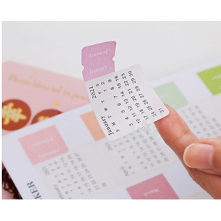 STICKER LỊCH 2021