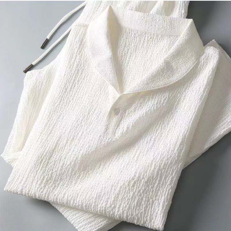 Set đồ thể thao tay ngắn chất liệu mỏng nhẹ phong cách mùa hè thời trang sang trọng cho nam