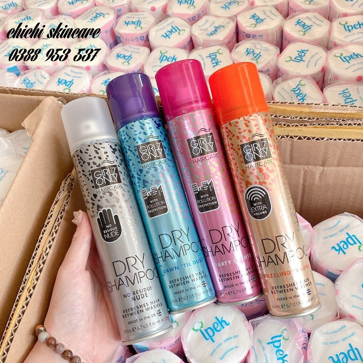 [sẵn] DẦU GỘI KHÔ GIRLZ ONLY 200ML