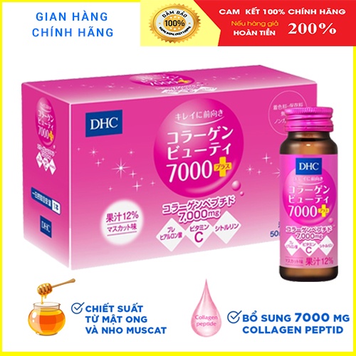 Collagen DHC 7000 Plus dạng nước Nhật hỗ trợ làm đẹp da