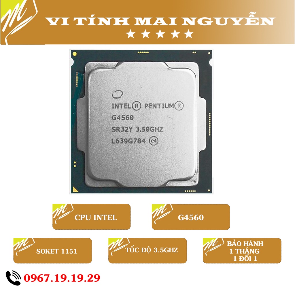 CPU intel G4560 Socket LGA1151