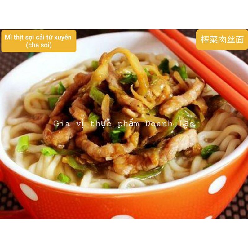 Cải muối Tứ Xuyên đóng hộp 340gr. Cải lon Preserved Vegetable Szechuen Radis Chinois White Rabbit Grand