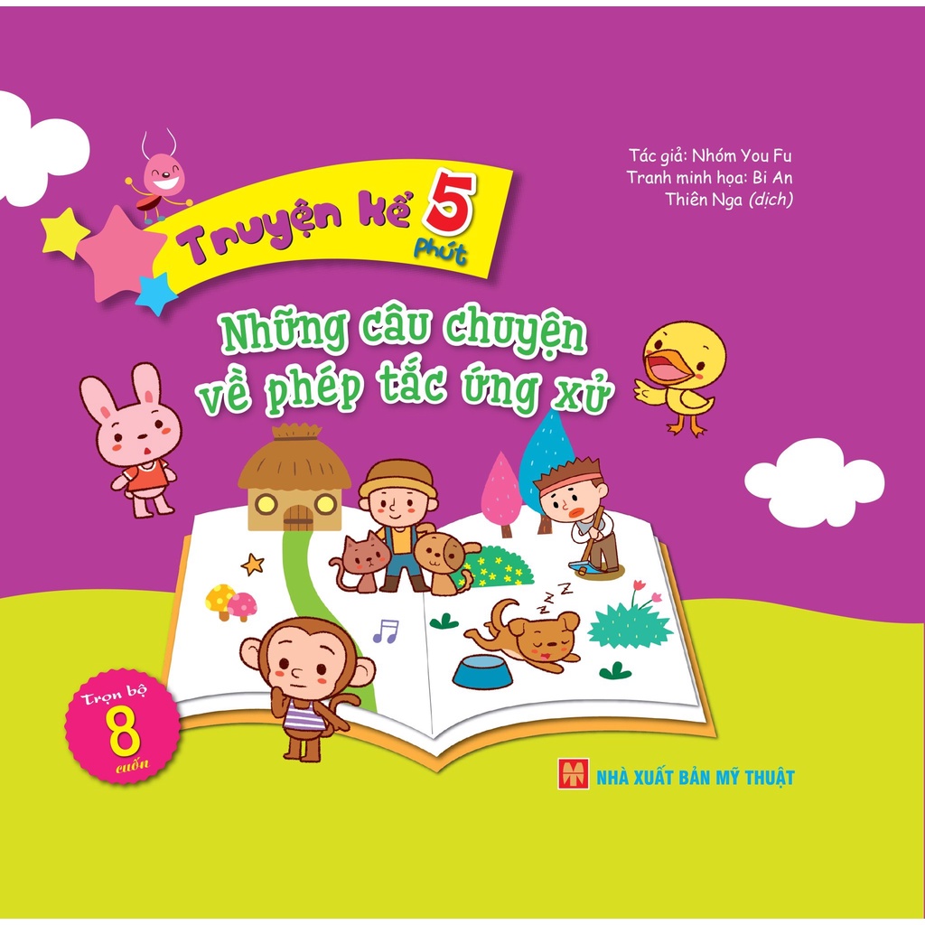 Sách - Truyện kể 5 phút - Combo 8 cuốn tùy chọn