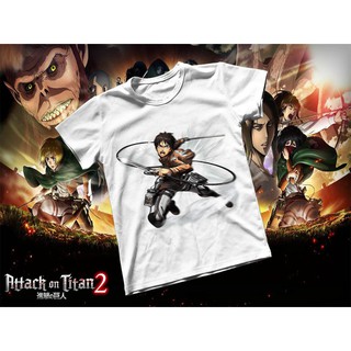 Áo thun Cotton Unisex - Anime - Attack on Titan - Eren Yeager