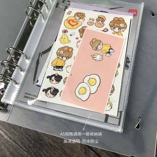 Sheet A5 1 MẶT đựng card nhiều loại (6 lỗ)