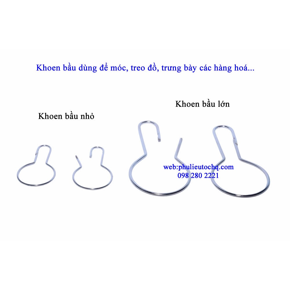 Khoen bầu móc treo trưng bày các đồ vật, hàng hoá