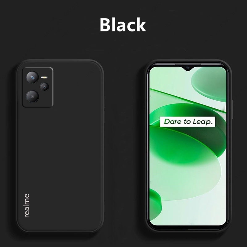 ỐP LƯNG DẺO ĐEN REALME C35