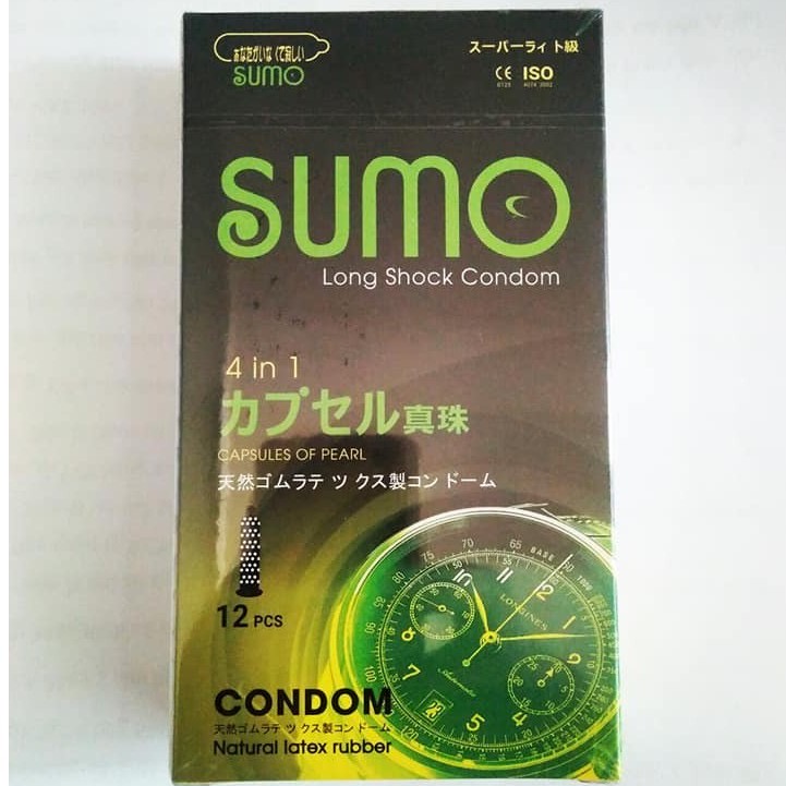 Bao cao su Gân gai Kéo dài thời gian SUMO  4 in 1 Nhật Bản