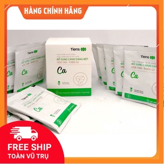 1 gói nhỏ canxi tiens thiên sư dạng bột hòa tan canxi hữu cơ