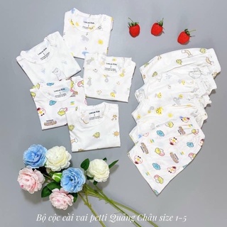 Bộ peptit leelee kids cao cấp siêu mềm mát