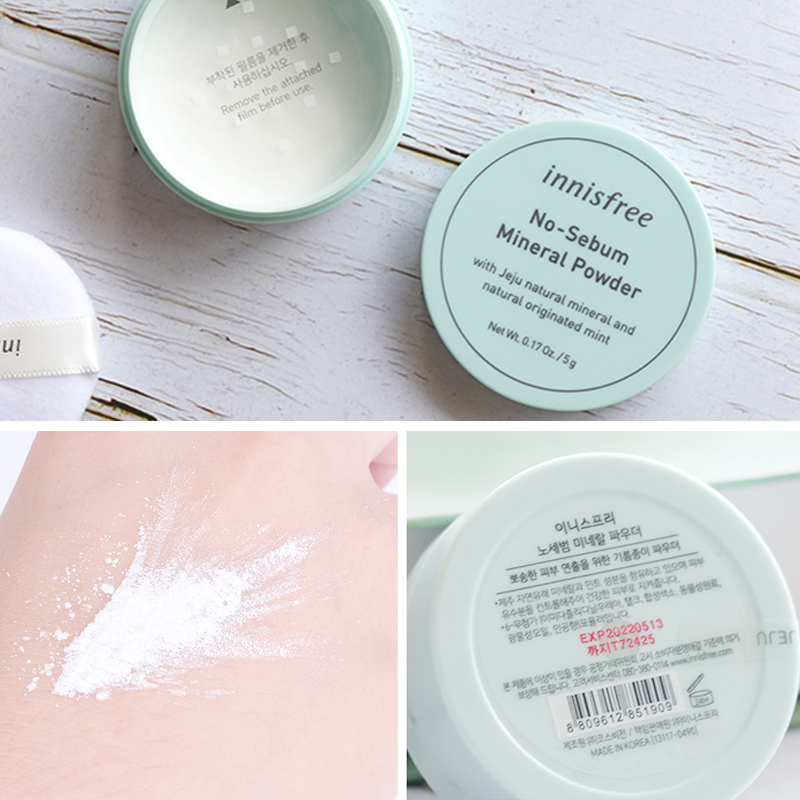 Phấn Phủ INNISFREE Với Thành Phần Khoáng Chất Không Bã Nhờn (5