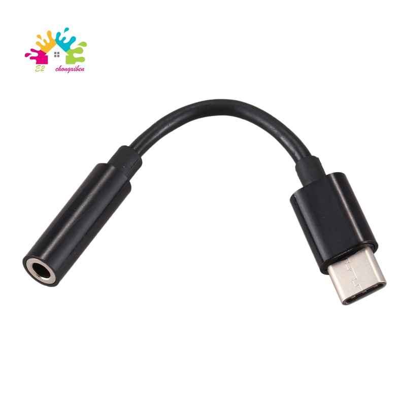 【COD】USB C to 3.5mm Headphone/Earphone Jack Cable Adapter,Type C 3.1 Male Port to 3.5 mm Female Stereo Audio Headphone Aux Connector for Motorola Moto Z, LeEco Le S3/2 Pro and More