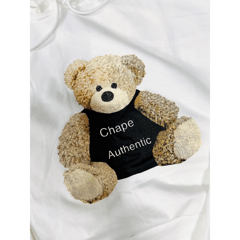 (HCM) ÁO KHOÁC NỈ HODDIES TRÙM ĐẦU - HỌA TIẾT CON GẤU - SIÊU CUTE CHO CÁC BẠN TRẺ - THỜI TRANG GENZ KM FASHION
