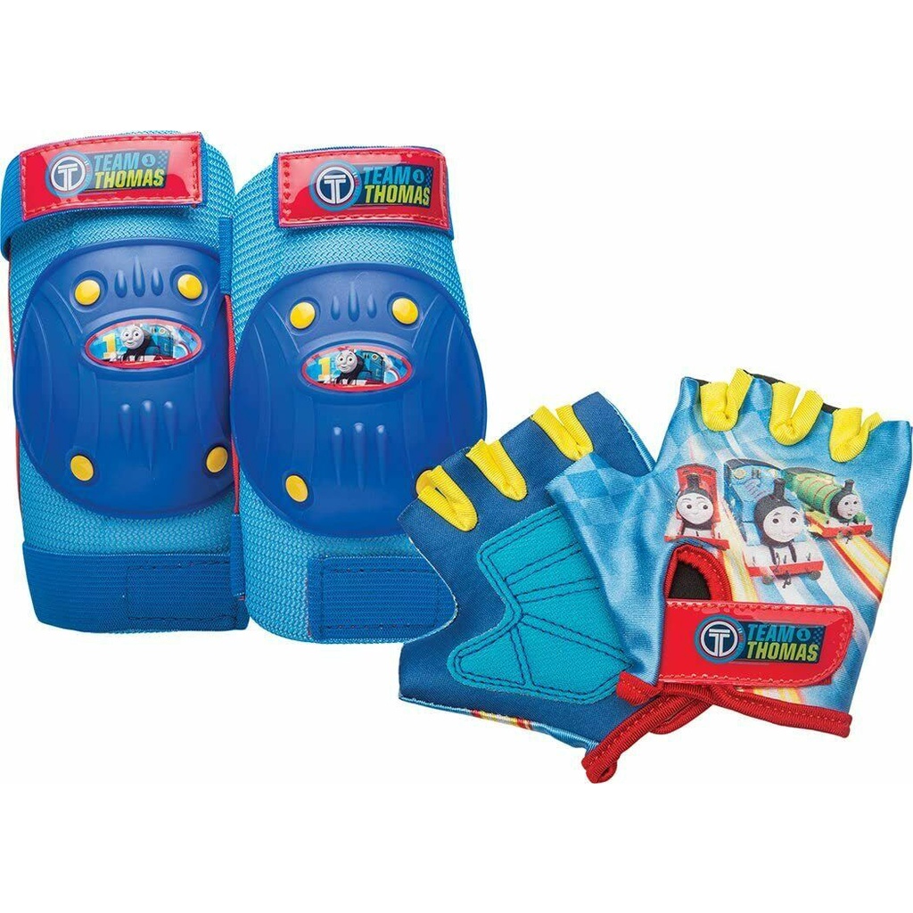 Bộ Bảo Vệ Tay Chân cho trẻ em đi xe đạp Chủ Đề Thomas & Friends