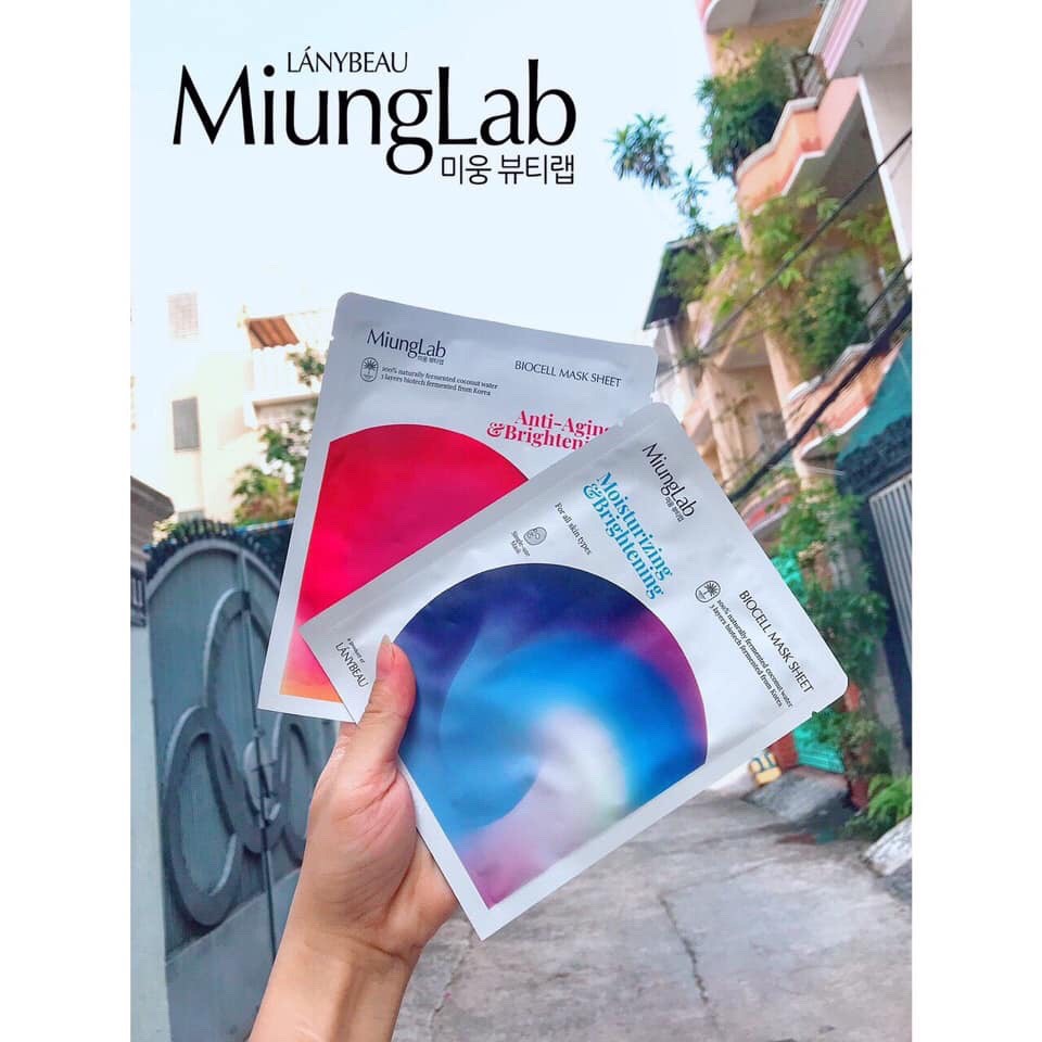 (hộp 7 miếng) Mặt nạ dưỡng da Miung Lab Mask Lány Beau mới