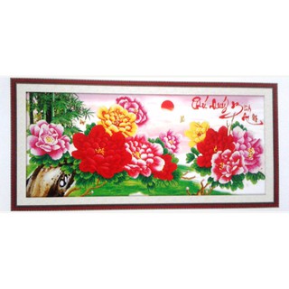 Tranh Đính Đá ABC 3D Phú Quý Bình An Y135 (KHÁCH TỰ ĐÍNH)  KT: 122x55cm