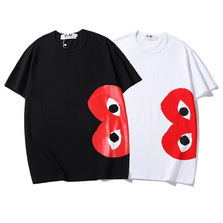 Áo thun tay ngắn chất cotton hoạ tiết in cho nam và nữ