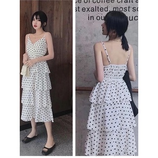 Đầm dây chấm bi a830