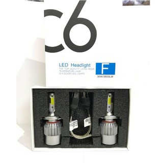 Bóng led headlight c6 h4 cob 36w blh