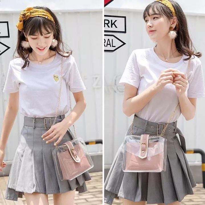 Túi Xách Trong Suốt Khóa Từ Cao Cấp TUI-73-DEN