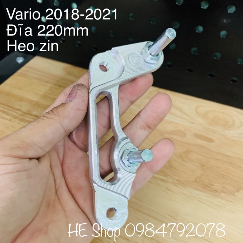 [Mã LIFEAU5SALE giảm 20k đơn 50k] [Pát 220mm] Pát heo zin CNC cho Vario 2018-2021 đi đĩa 220mm