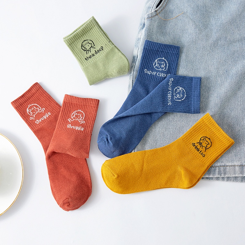 Tất vớ nữ phiên bản Hàn quốc hình học sinh Nhật Bản siêu dễ thương Warm&amp;Cute AD02