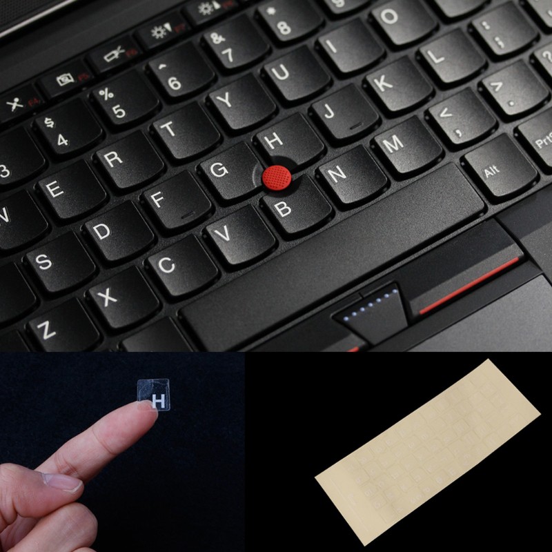 Sticker tiếng Nga dán bàn phím Notebook 10 đến 17 Inch máy tính bàn
