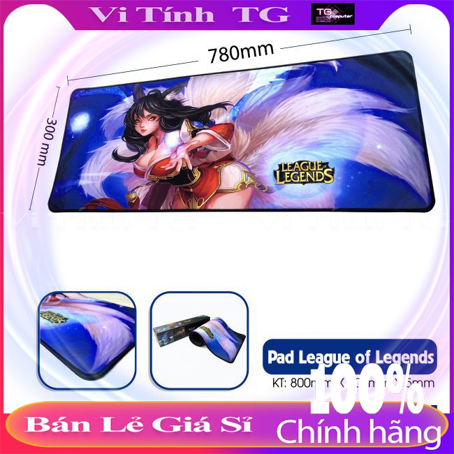 Miếng lót chuột / Mouse pad League of Legends /CSGO /PUBG ... - 780x300x5 mm