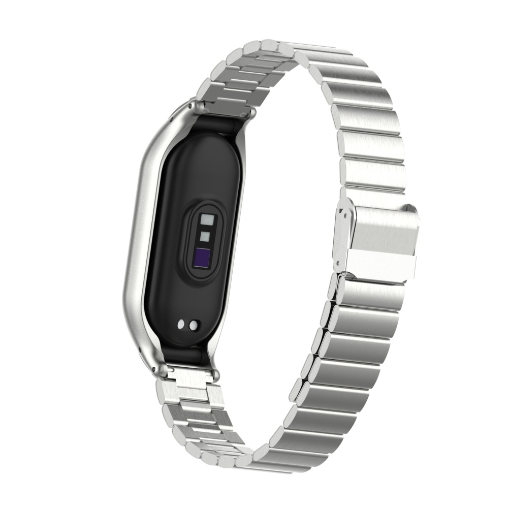 Dây Đeo Thay Thế Chất Liệu Thép Không Gỉ Cho Xiaomi Mi band 7 Mi band 3 / 4 / 5 / 6