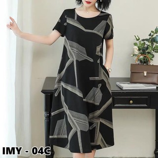 Váy Trung Niên  - Đầm Trung Niên Hàng Thiết Kế, Vải Lụa Mát Mịn Thiết Kế Dành Cho U40-U50-U60