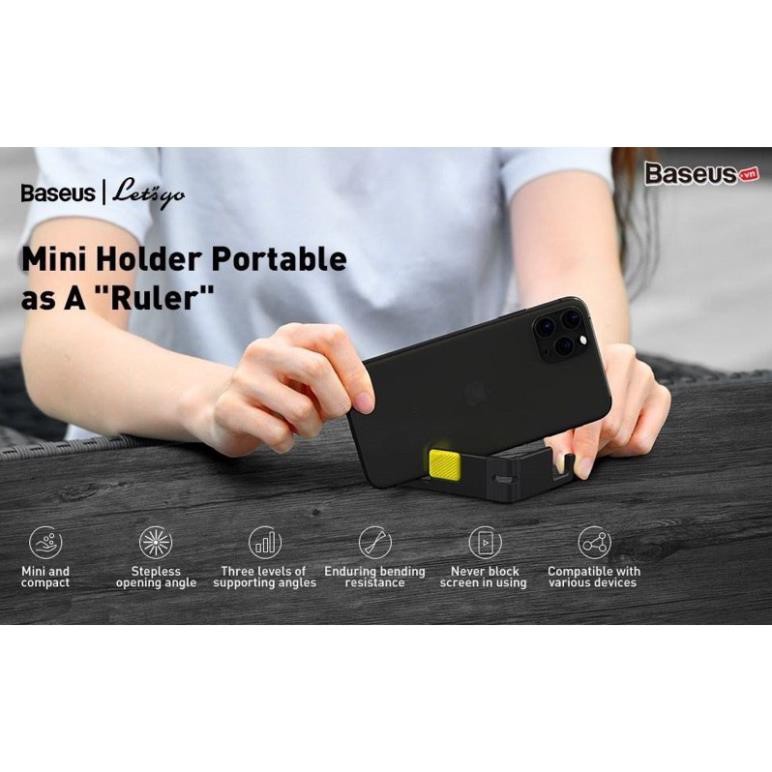 Đế giữ điện thoại/Tablet mini xếp gọn Baseus Let''s Go Portable And Mini Mobile Phone Holder