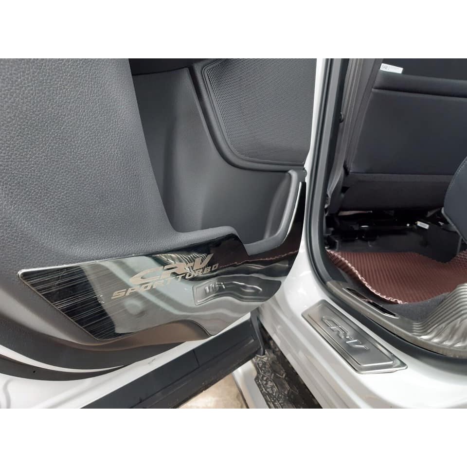 Bộ Ốp Tapli Cánh Cửa Và Ốp Màng Loa Honda CRV 2022-2018 Mẫu Titan Cao Cấp